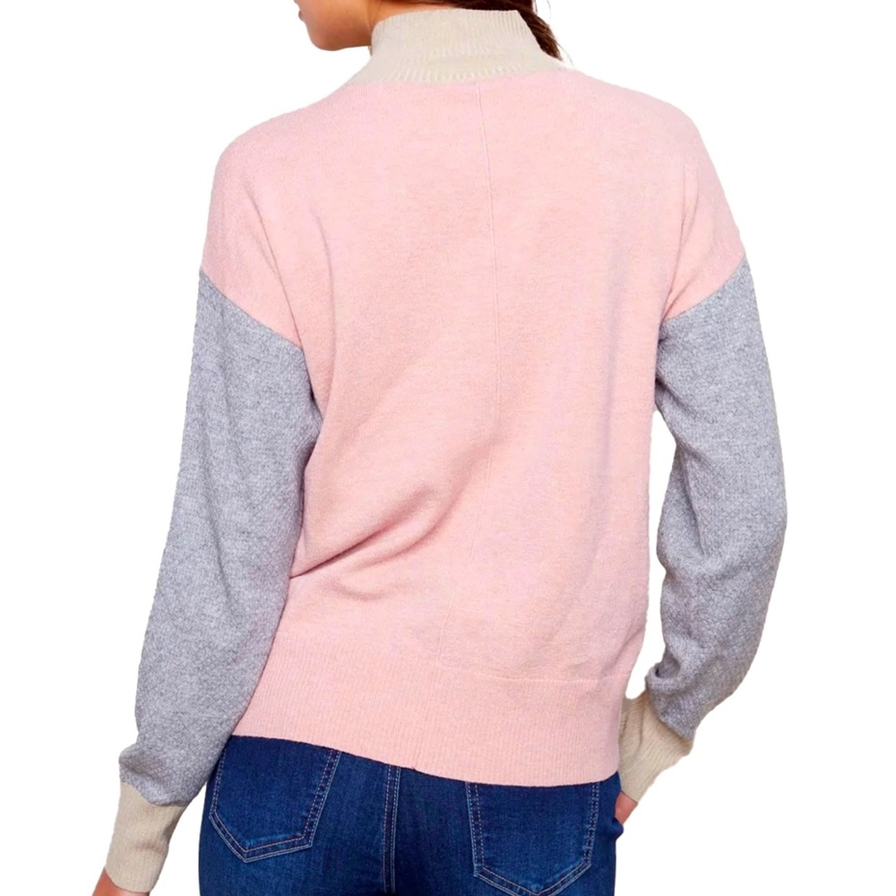 Charlie B Drop Shoulder Turtleneck Sweater.